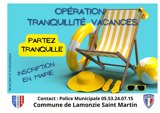 tranquillité vacances