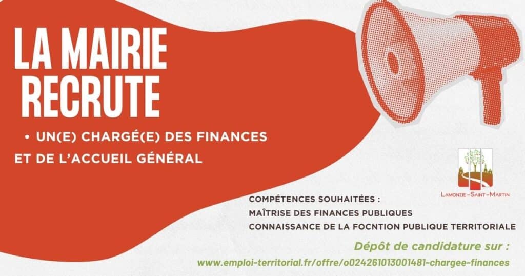 La Commune recrute !